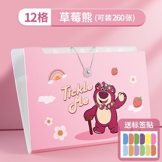 [5 ngăn- 8 ngăn-12 ngăn] Bìa Hồ Sơ Trong Suốt A4 Nhiều Họa Tiết Xin Xắn Dạng Khóa Gài -Túi Đựng Tài Liệu
