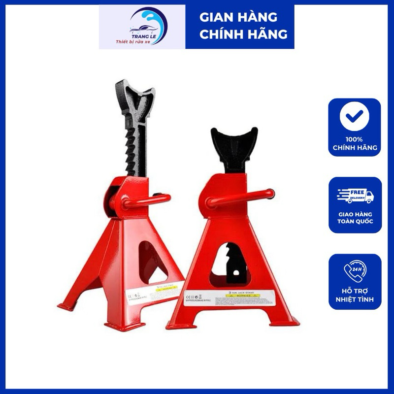 (Giá theo cặp) MỄ KÊ XE JACKSTAND 3 TẤN - ĐỘI KÊ Ô TÔ 3 TẤN
