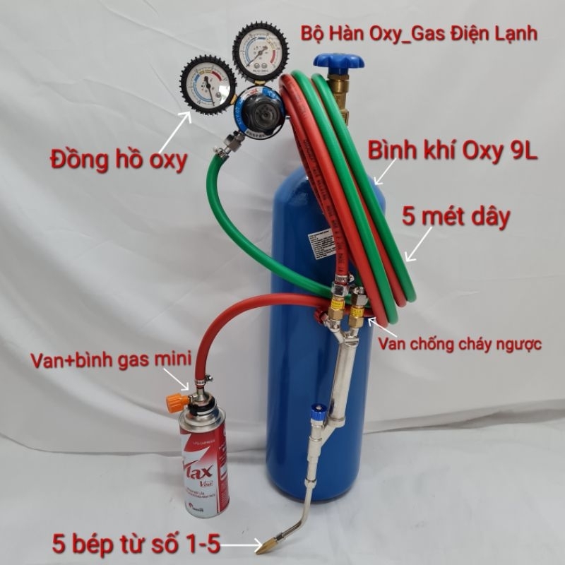 Bộ hàn gió đá chuyên dụng điện lạnh