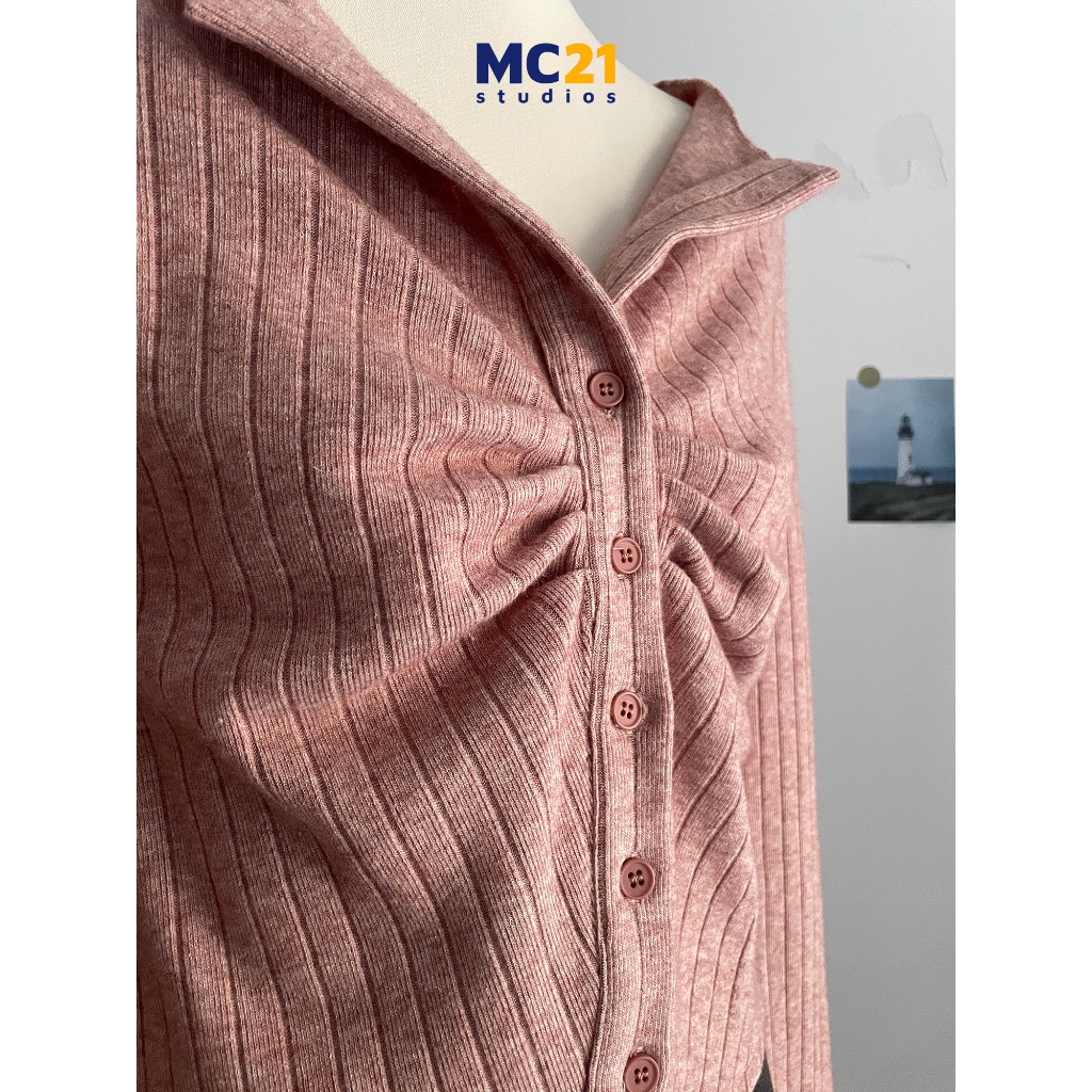 Áo len tăm dài tay co giãn MC21.STUDIOS sweater Ulzzang Streetwear Hàn Quốc chất len dày dặn mềm mịn cao cấp A3831