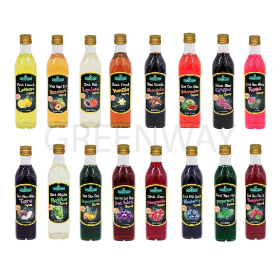 Siro  Golden Farm đủ vị chai chiết 150ml dùng để thử vị ,làm món mới