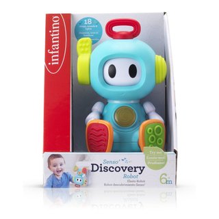 Đồ chơi khám phá infantino hình robot có đèn và nhạc hình giúp bé phát triển giác quan, tư duy logic