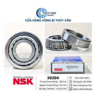 Vòng bi bạc đạn đũa côn 30204 30205 30206 30207 30208 hãng nsk