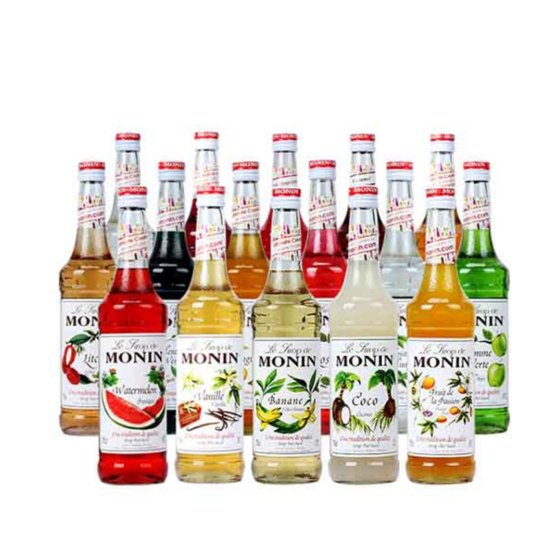 Siro Monin chai chiết 100ml dùng để thử vị ,làm món mới