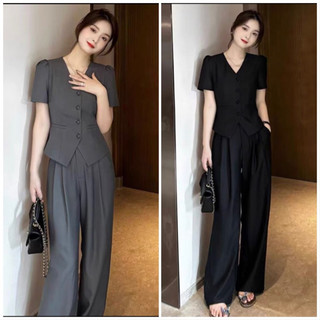  set bigsize VD1 50-95kg xem kĩ số đo  chất cotton lạnh tay ngắn quần suông 