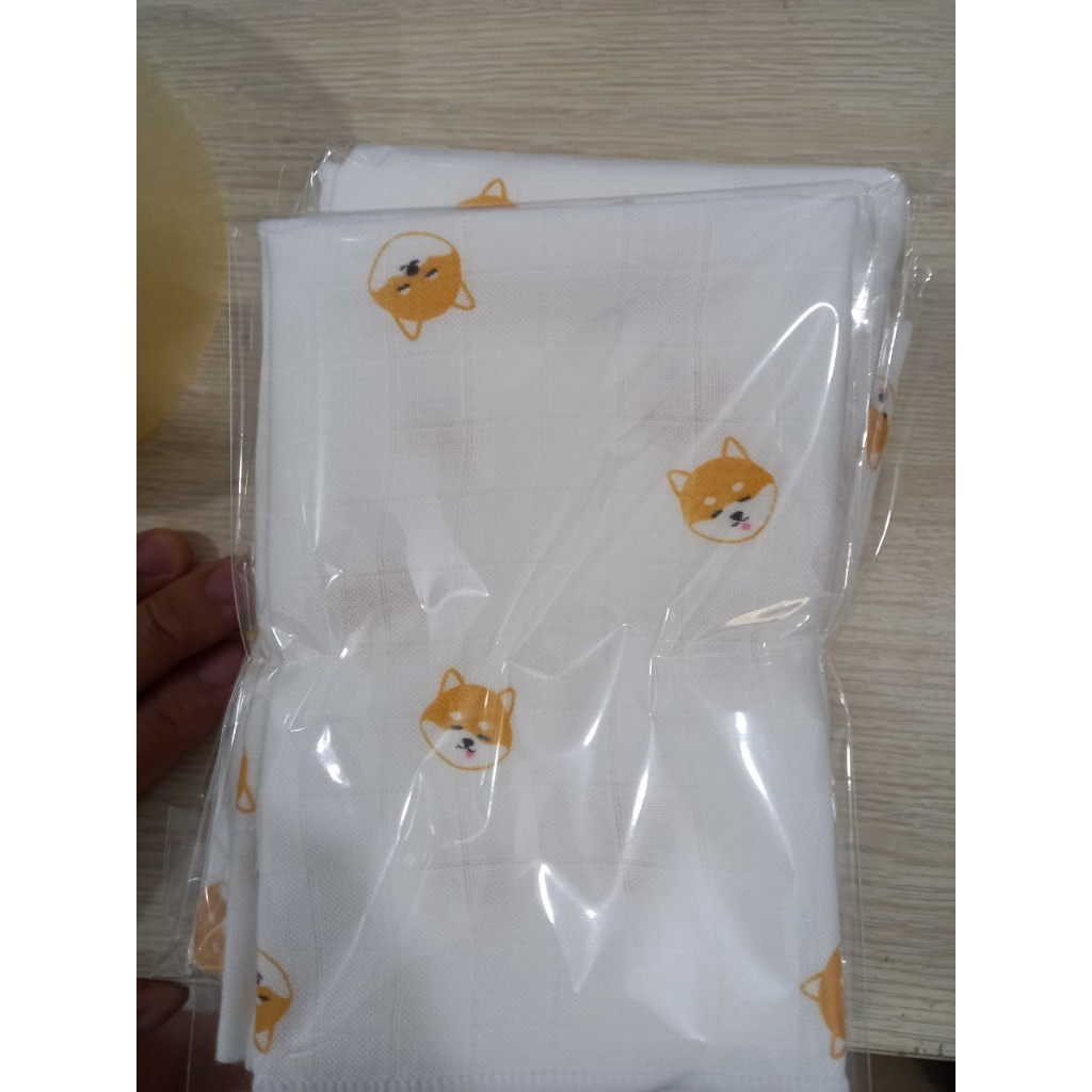 Combo 2 Khăn Sữa Sợi Tre Mễ Mễ