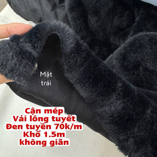 Vải Lông Tuyết xuất dư chất lông nhỏ mượt óng 70k/m khổ 1.5m không giãn.i