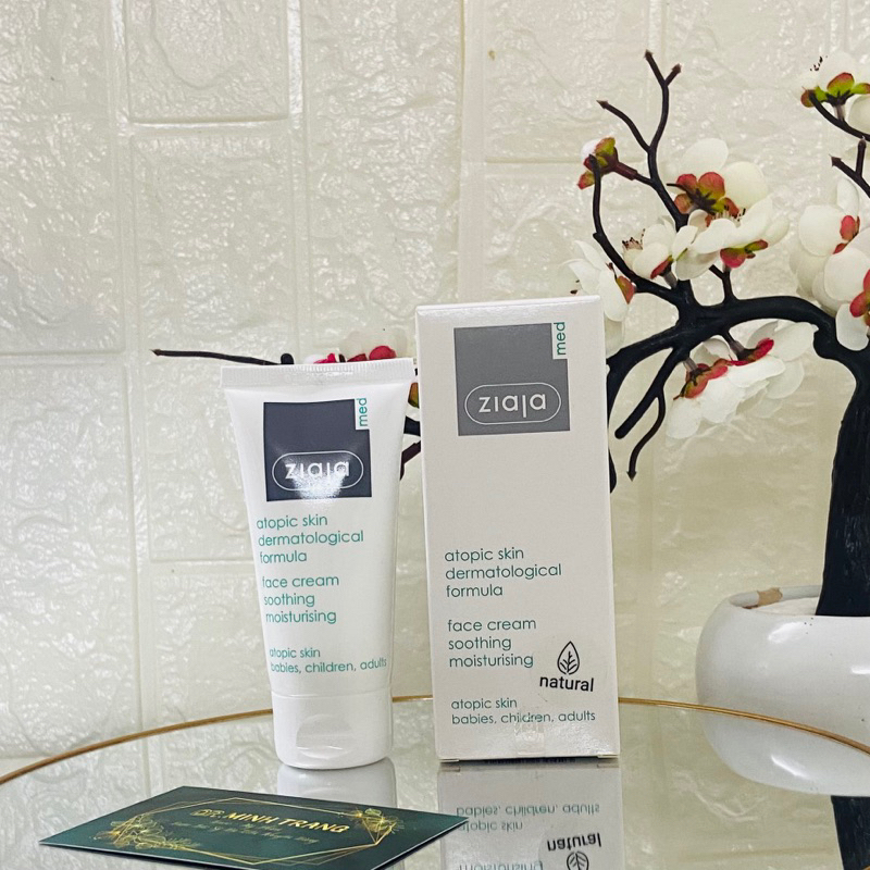 Ziaja Kem Dịu Nhẹ Dưỡng Ẩm Ure 5%- Ziaja Med Atopi Skin Dermatological Formula Soothing Moisturising