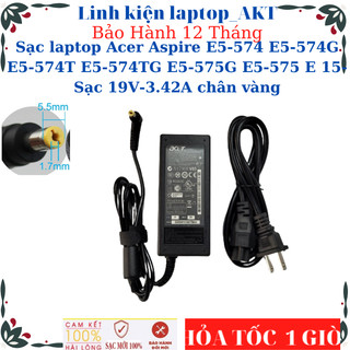 Sạc acer aspire e5-574 e5-574g e5-574t e5-574tg e5-575g e5-575 e16 e1-570 e1-571 e1-572g e1-572p e1-521 e1-531 e1-470p