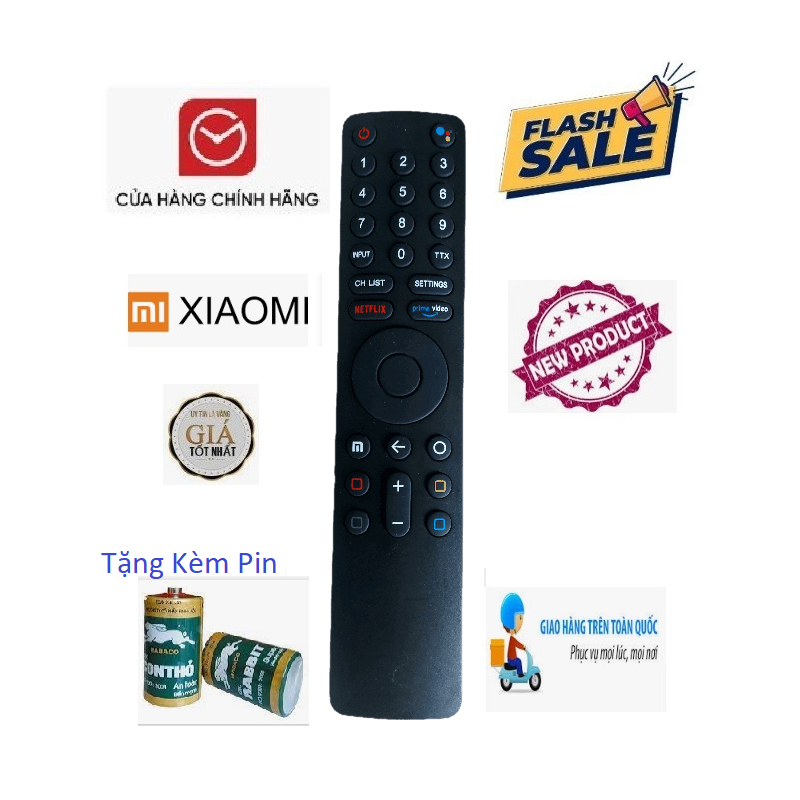 Điều Khiển Có Giọng Nói TV Xiaomi Box 40 4A Mi TV/ 43 4SXMRM-010 L65M5-5ASP