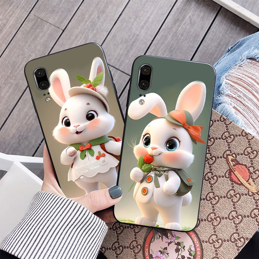 Ốp lưng huawei p20 / huawei p20 lite in hình thỏ dễ thương