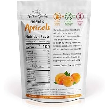 Mơ sấy dẻo Nature’s Garden Probiotic Apricots - EDS Mart