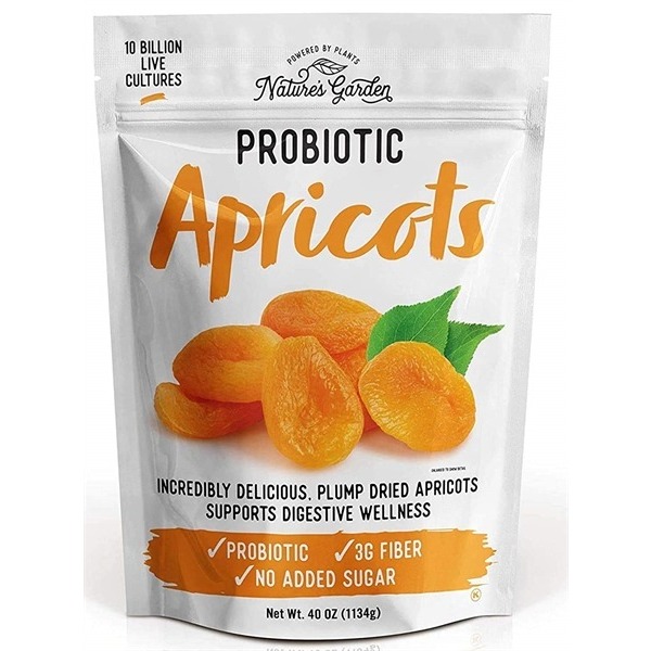 Mơ sấy dẻo Nature’s Garden Probiotic Apricots - EDS Mart