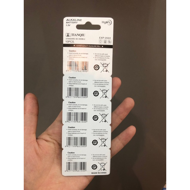 Quà tặng Pin đồng hồ AG4 LR626H 377A 1.5V thay cho đồng hồ và đồ chơi