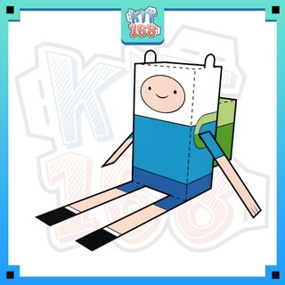 Mô hình giấy Anime Game Finn - Adventure Time