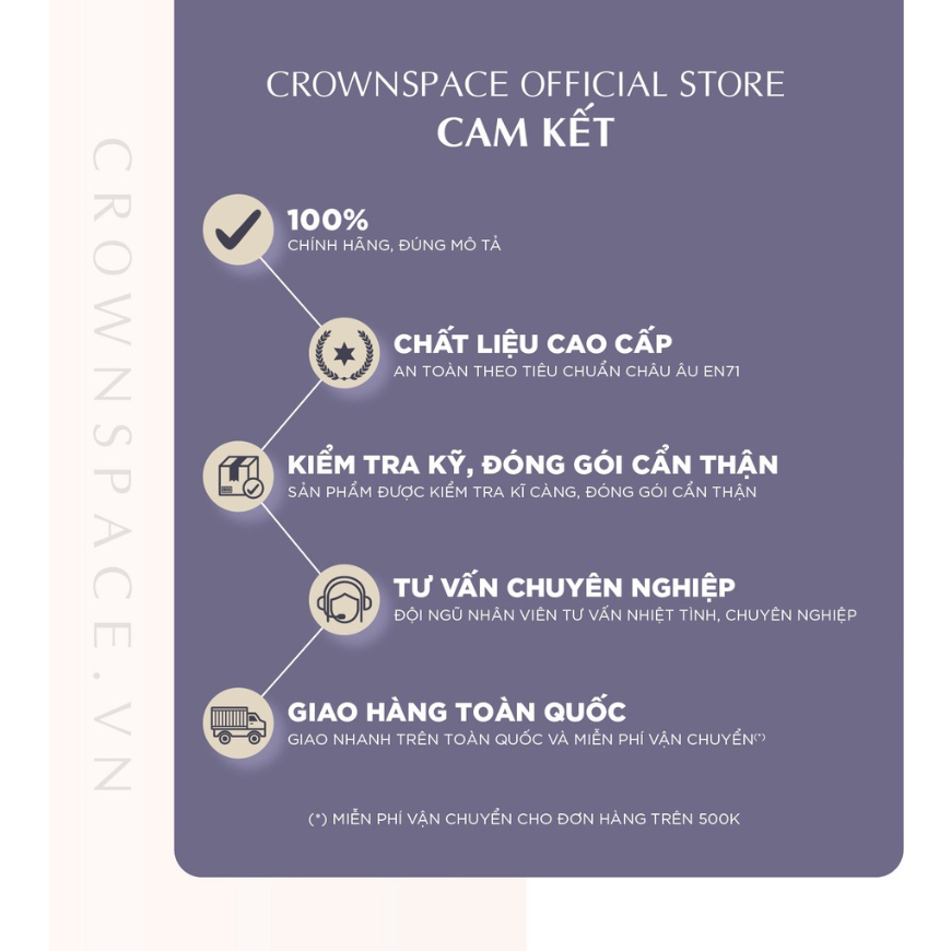 Giày Bệt Bé Gái Sang Chảnh Crown Space CRUK3163 Giày Búp Bê Trai Tim Quai Ngang Size 28-37 Có Chống Bàn Chân Bẹt