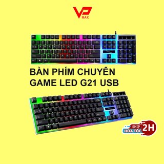 Bàn phím Game Văn Phòng G21B led RGB  ZE9100 chính hãng gõ êm