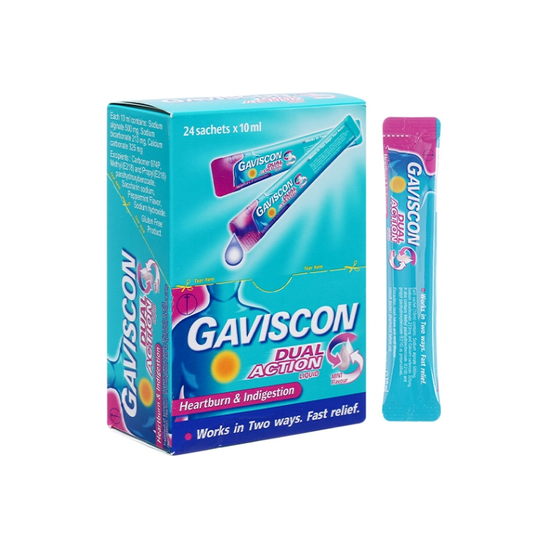 Hỗn Dịch Uống Gaviscon  Giảm Trào Ngược Dạ Dày - Thực Quản