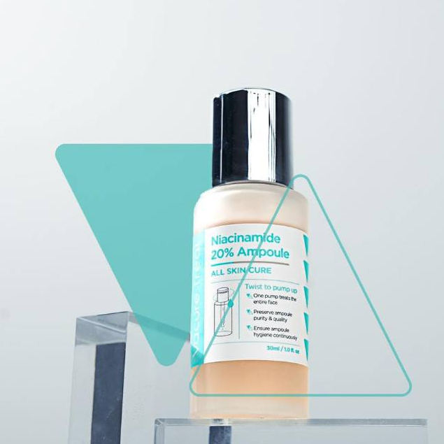 Tinh chất Serum Vacure:treat Niacinamide 20% Ampoule 30ml Sáng Da Mờ Thâm