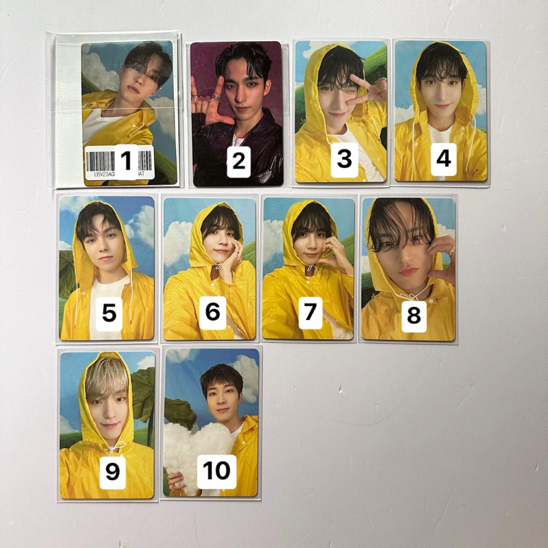 Tổng hợp thẻ ảnh photocard SEVENTEEN