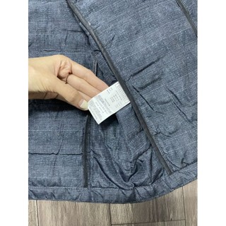 Áo gile phao nam lông vũ chống nước bigsize