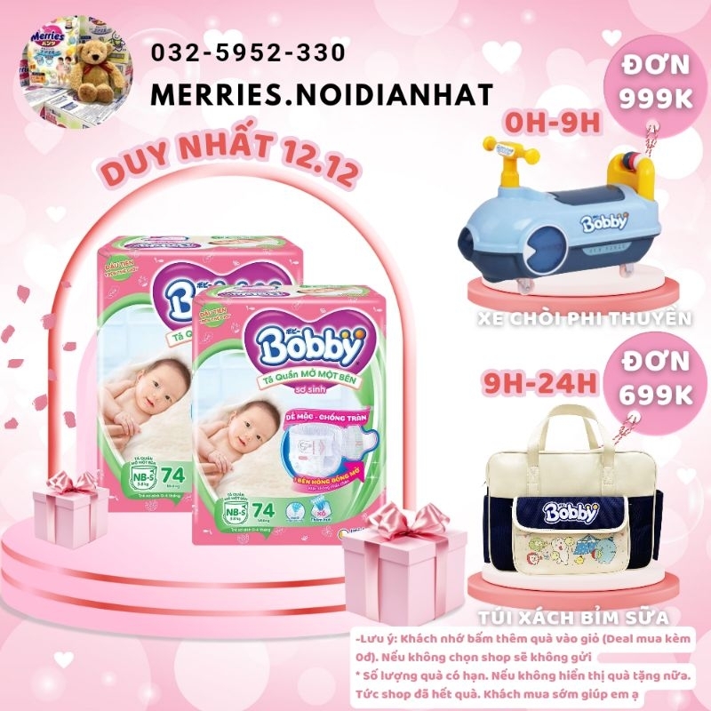 TÃ QUẦN MỞ MỘT BÊN size NB-s 74 miếng (3 - 8 kg) S-m 62 miếng (6 - 10 kg)
