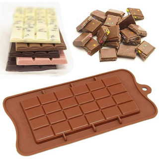 Khuôn silicone làm chocolate bark 24 ô