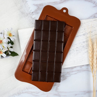 Khuôn silicone làm chocolate bark 24 ô