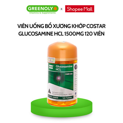 Viên uống Bổ Sung Glucosamine HCL 1500mg Costar Hỗ Trợ Xương Khớp Chắc Khoẻ