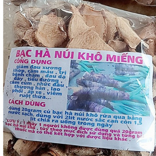 100g bạc hà núi sấy khô dạng miếng