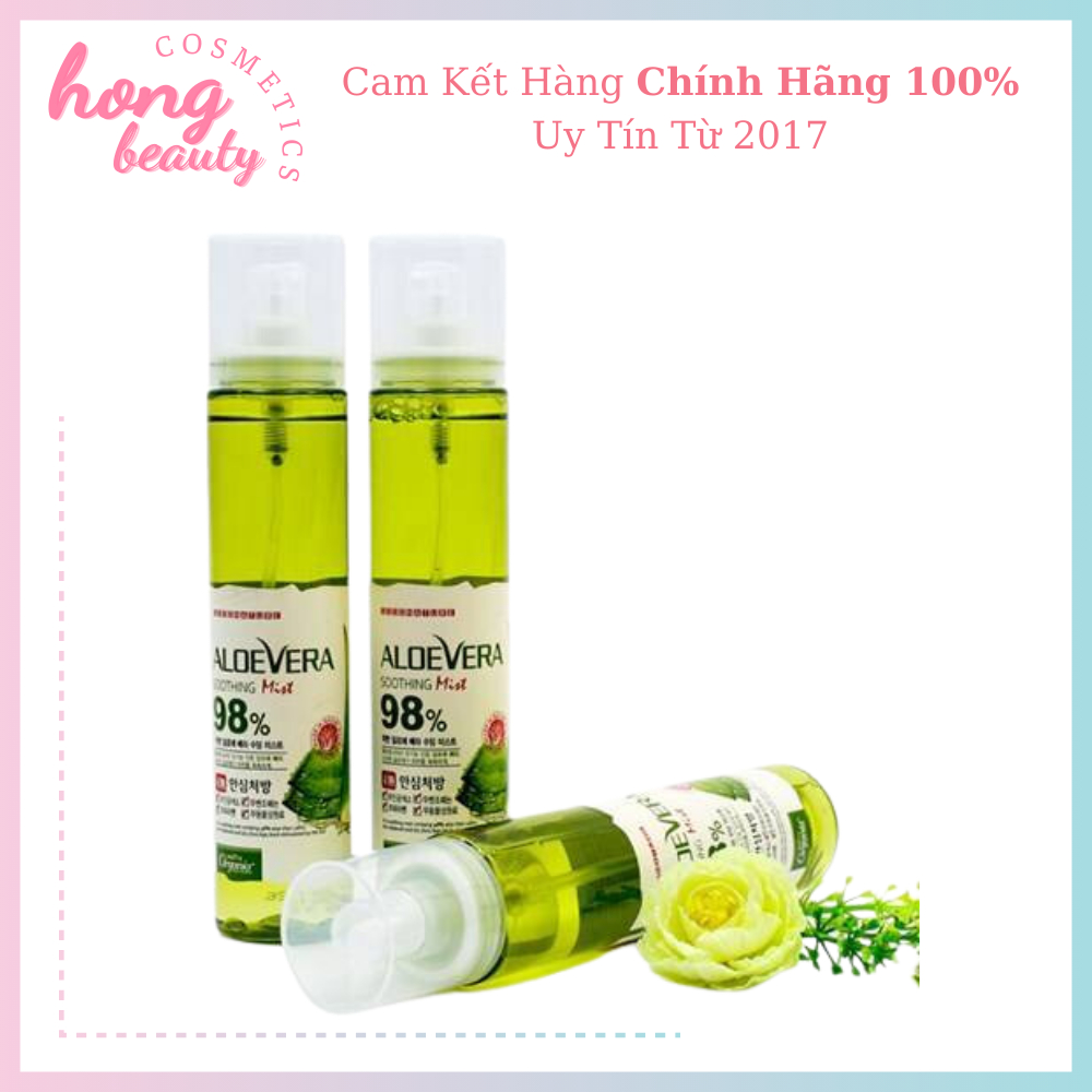 Xịt khoáng Nha Đam White Organia Good Nature Aloe Vera Soothing Mist 118ml