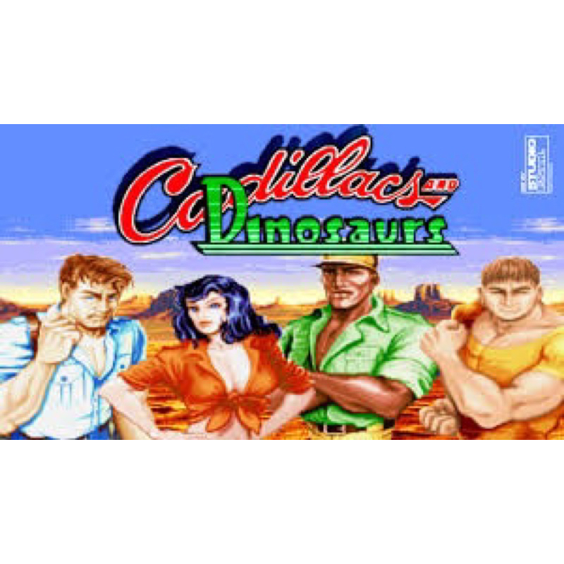 Đĩa game ps2 trò bộ đội Cadilacs and Dinosaurs - game thùng