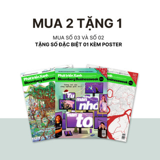 Combo Ấn phẩm Phát triển xanh Bloomberg Businessweek Vietnam kỳ 3 & kỳ 2