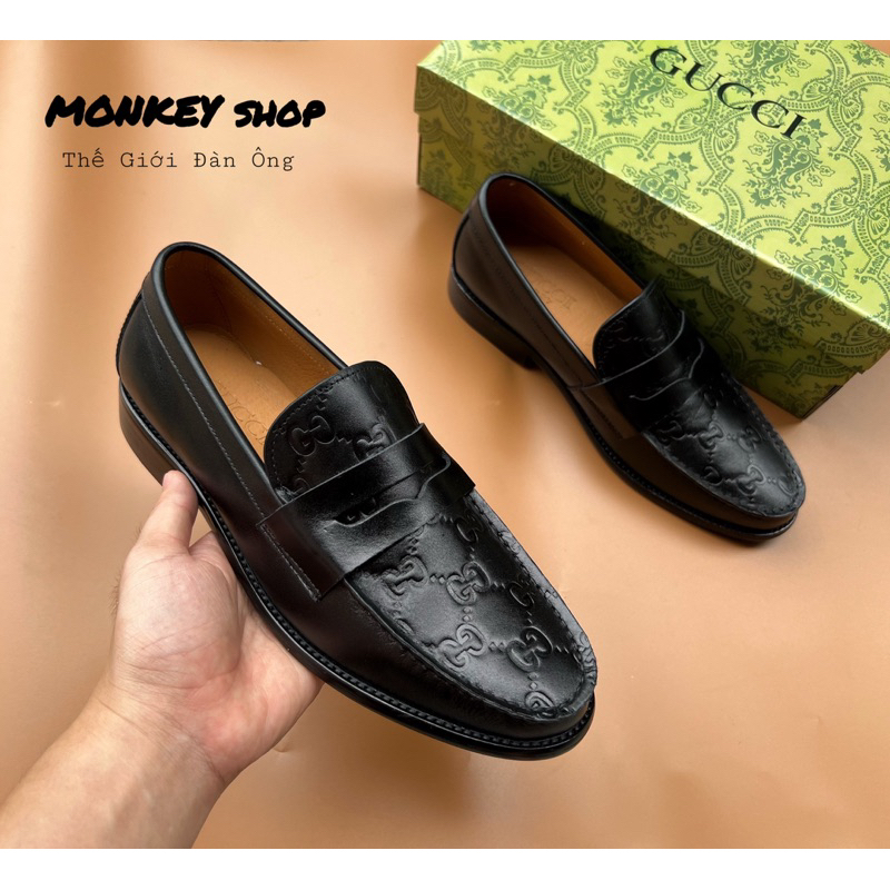 Giày tây nam, giày da nam Dòng da nhập đế phíp gỗ - Mã MK45
