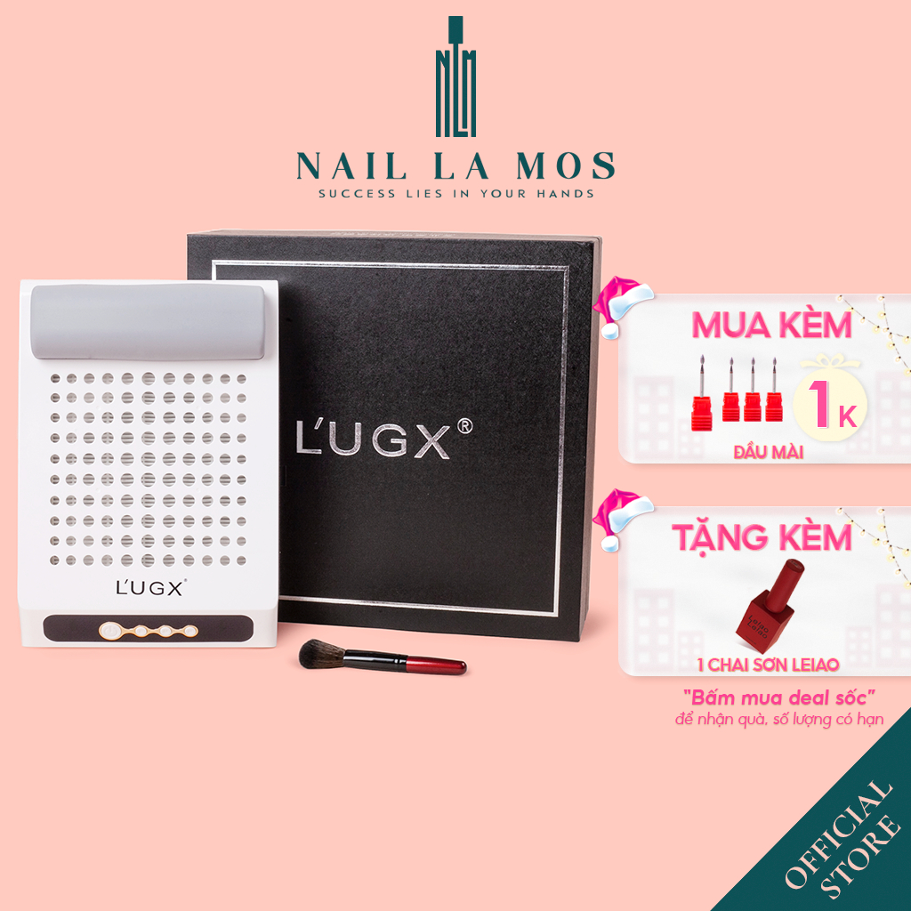 Máy hút bụi nail tích điện L’UGX LG618 chính hãng - Máy hút bụi móng tay cao cấp, chạy rất êm và khỏe