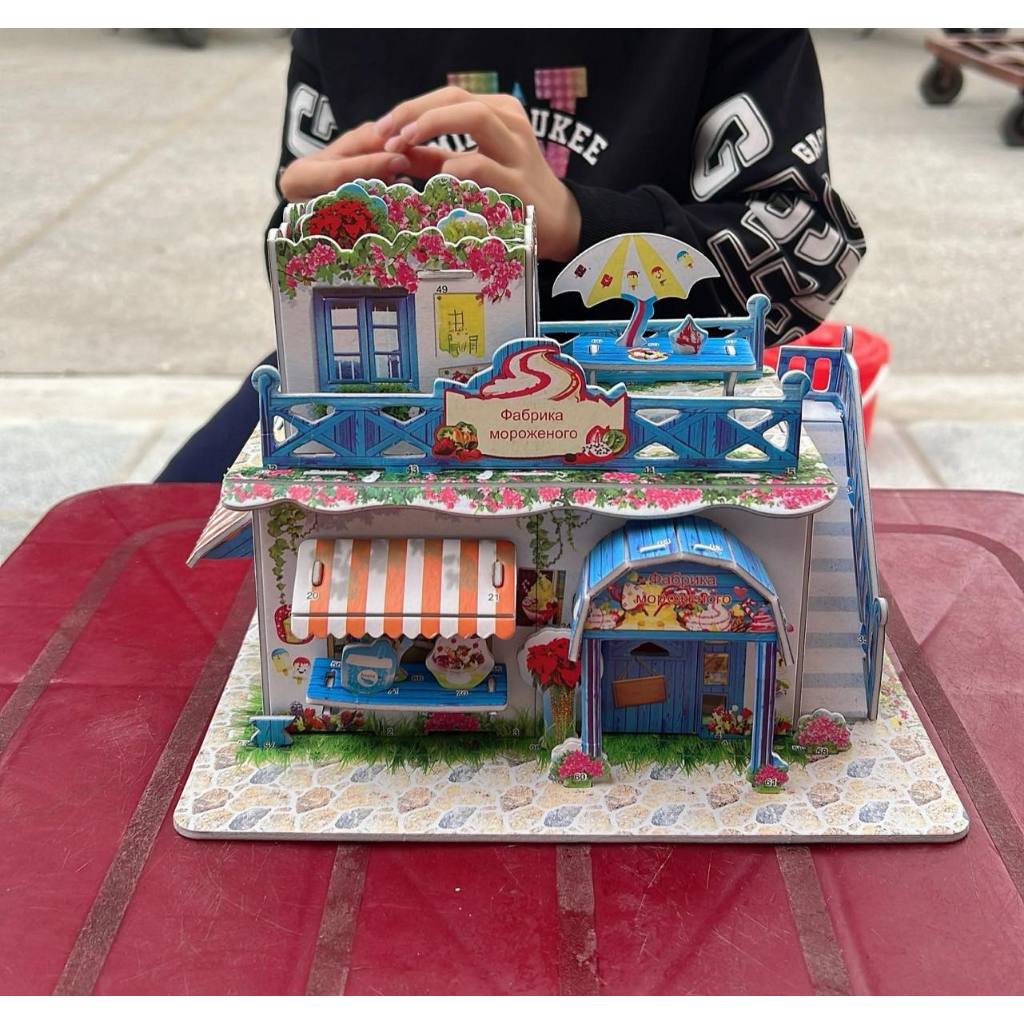 Bộ Mô Hình Lắp Ghép 3D Bằng Xốp Đáng Yêu nhiều size Cho Bé Phát Triển Trí Tuệ Và Tư Duy Không Gian làm quà tặng cho bé