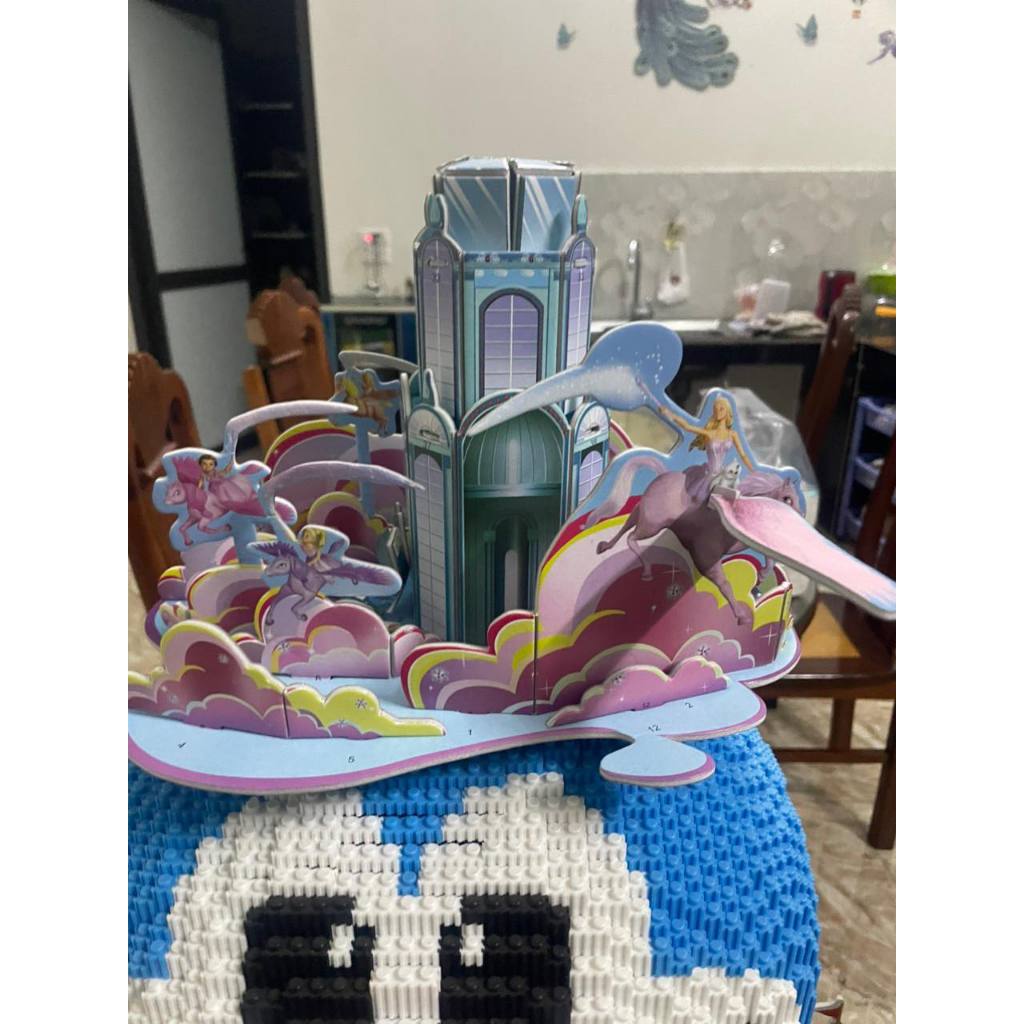 Bộ Mô Hình Lắp Ghép 3D Bằng Xốp Đáng Yêu nhiều size Cho Bé Phát Triển Trí Tuệ Và Tư Duy Không Gian làm quà tặng cho bé