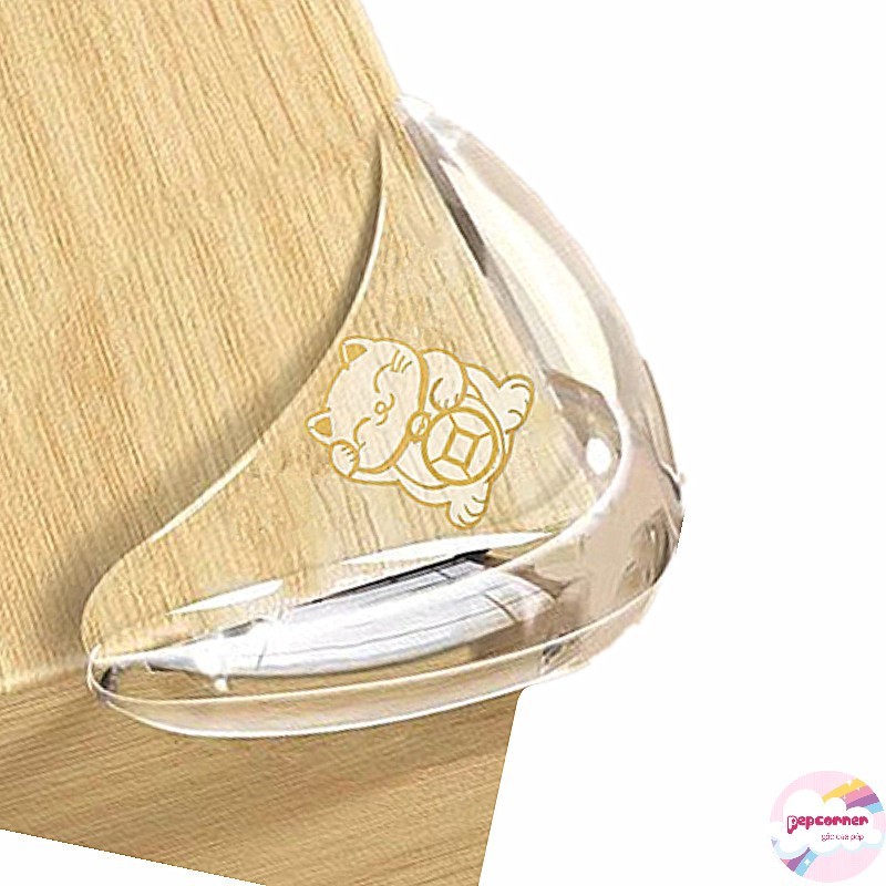 Miếng silicon bịt góc bàn chống va đập an toàn cho bé