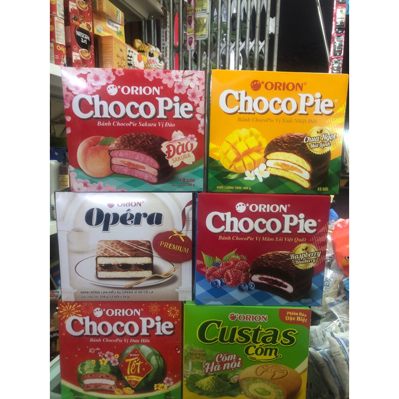 BÁNH QUY OPERA ORION HỘP 12gói dale xa