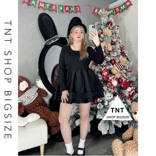 ĐẦM LIỀN TAY DÀI DÁNG XÒE [TNT SHOP BIGSIZE 60KG 90KG]