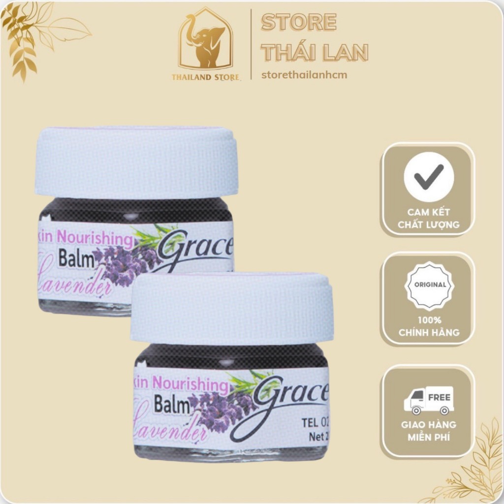 Dầu Cù Là Giúp Ngủ Ngon Grace Skin Nourishing Balm Lavender - DATE 03/2024