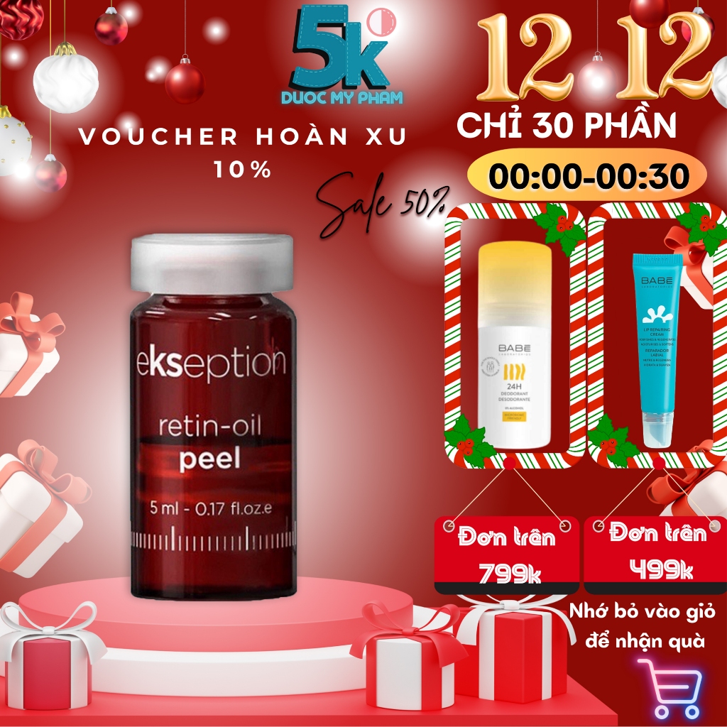 Tinh chất Peel da Ekseption Retin-oil 5ml
