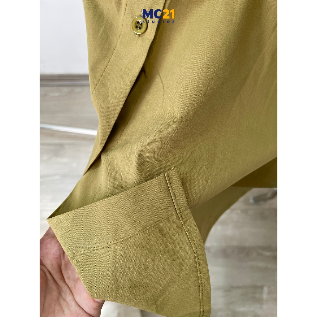 Áo sơ mi trơn dài tay MINION CLOTHING jacket oversize Unisex Ulzzang Streetwear Hàn Quốc form rộng A3711