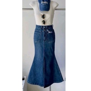 Váy Yếm Jean đuôi cá dài siêu tôn dáng, Váy yếm jean cá tính đuôi xòe siêu phẩm có size ulzzang💕💕Ly alohashop91