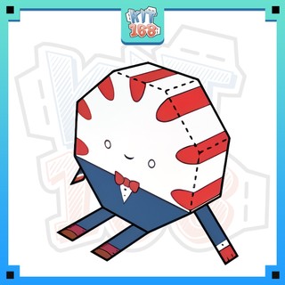 Mô hình giấy Anime Game Peppermint Butler - Adventure Time