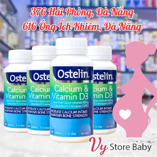 Viên canxi & d3 ostelin úc cho bà bầu hộp 130v