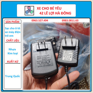 Sạc và ắc quy 6v/12v cho xe máy điện trẻ em