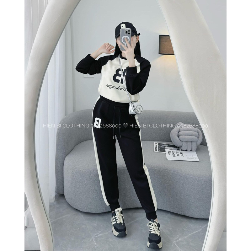 SET BỘ UMI CHỮ B QUẦN BO CHUN
