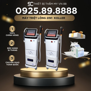 Máy triệt lông koller 2in1 triệt lông - xóa xăm bắc kinh new 2023
