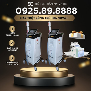 Máy triệt lông trẻ hóa nova+| máy laser xóa xăm nova plus | máy triệt lông nova+